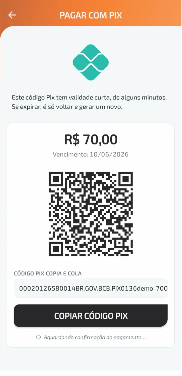 hostcel pix aplicativo para provedor